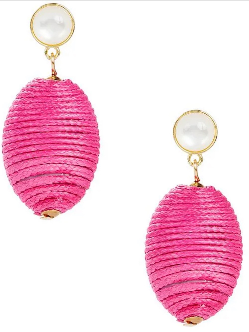 Dillard's Thread Wrapped Resort Drop Earrings